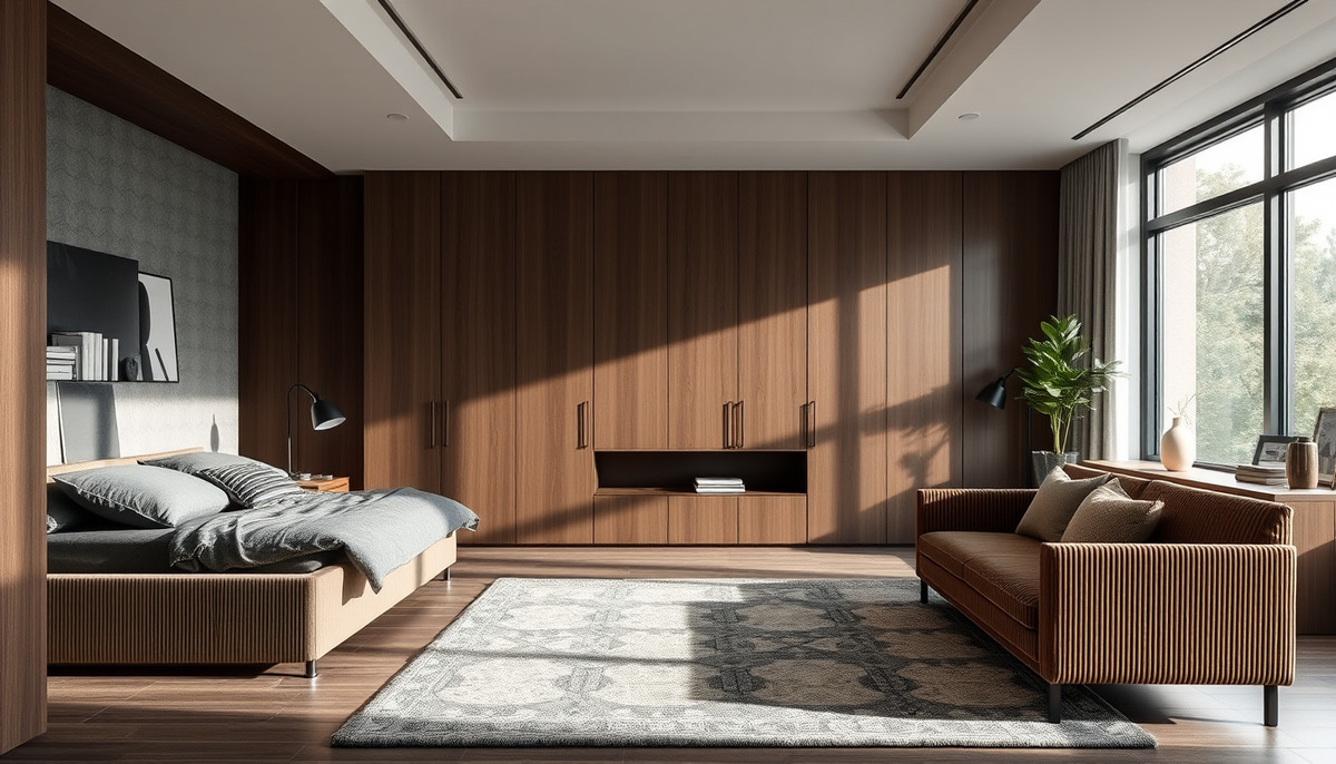 Petit espace, grand style : literie coffre et canapés convertibles en velours côtelé et tissu boucle pour un intérieur Casafab moderne et multifonctionnel