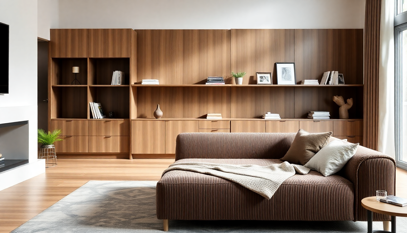 Casafab: Déco multifonction avec literie à coffre et canapés reformables en velours côtelé et tissu boucle pour un intérieur moderne et pratique.