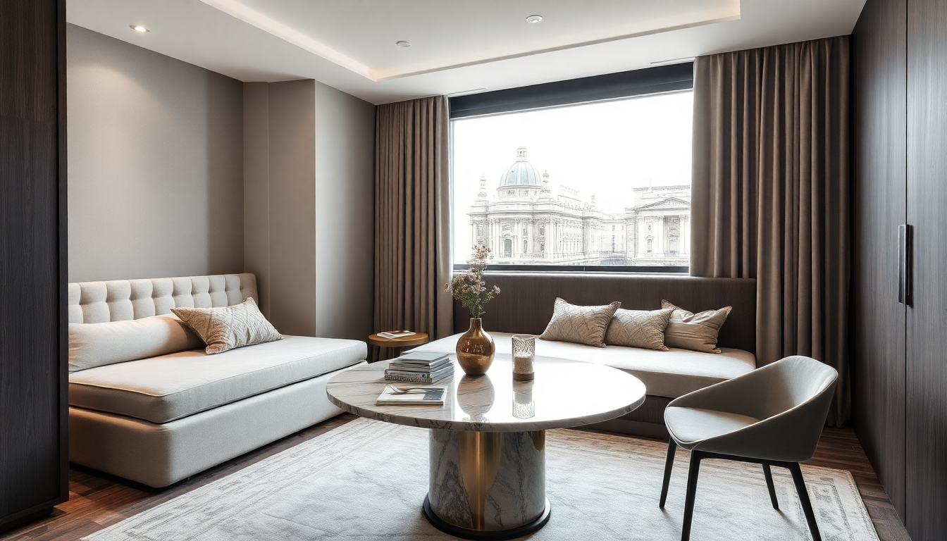 Créer un Intérieur Élégant en 2025 : Lits Coffres Tissus et Tables à Manger Ronde en Marbre pour un Aménagement Harmonieux