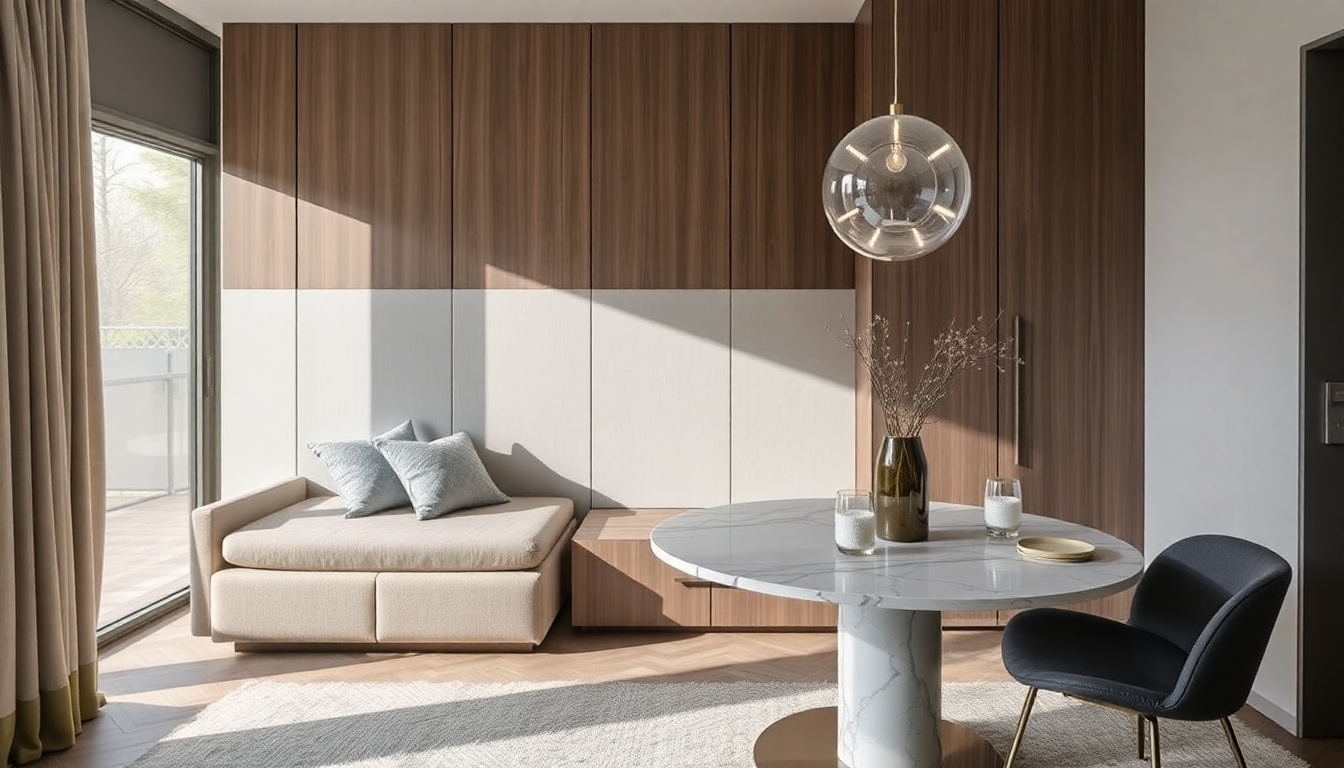 Tendances 2025 : Lits Coffres Tissus et Tables à Manger Ronde en Marbre pour un Aménagement Chic et Pratique