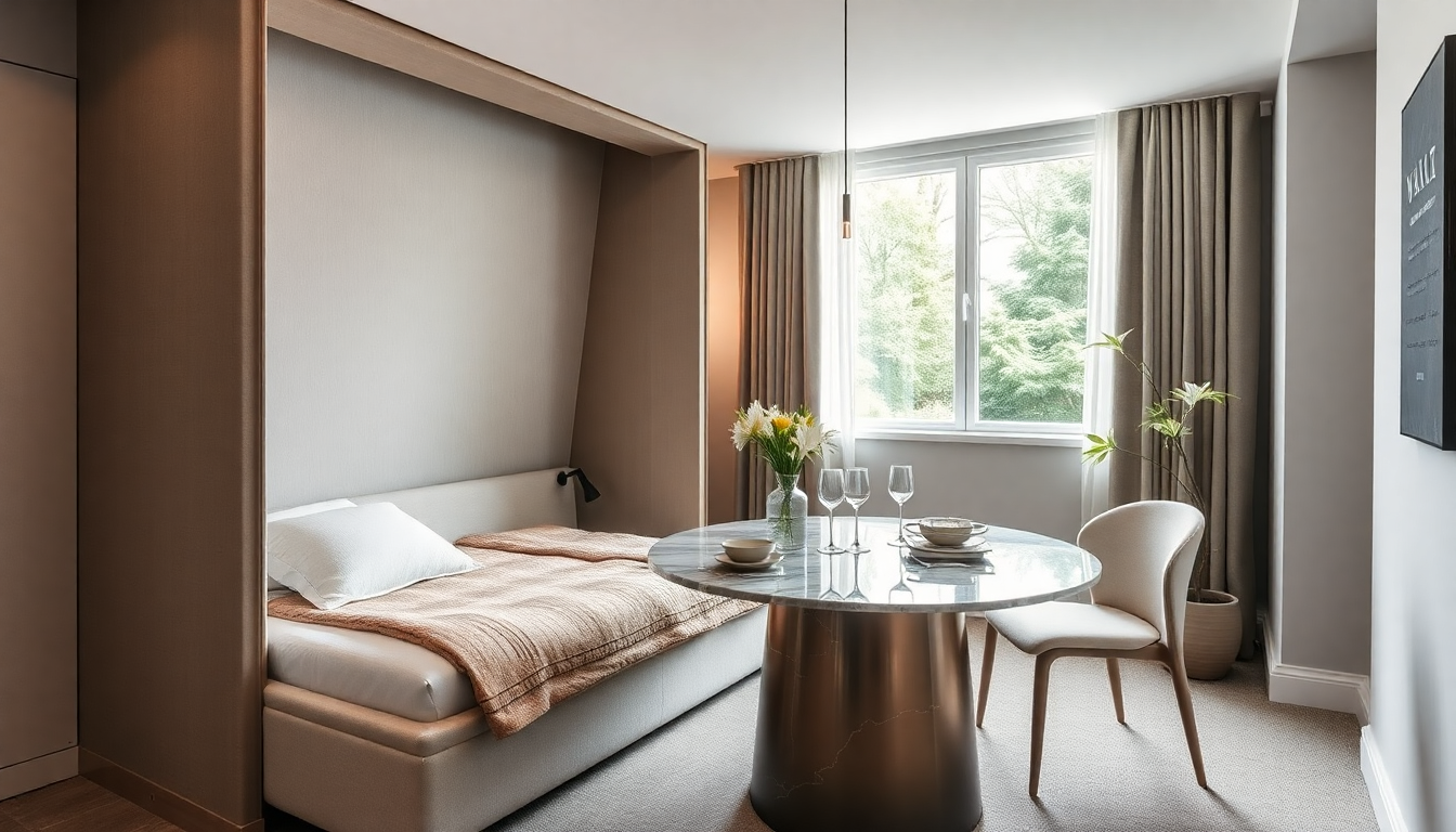 Optimiza tu dormitorio con camas arcón de tela y mesas de comedor redondas de mármol: ideas de decoración para 2025