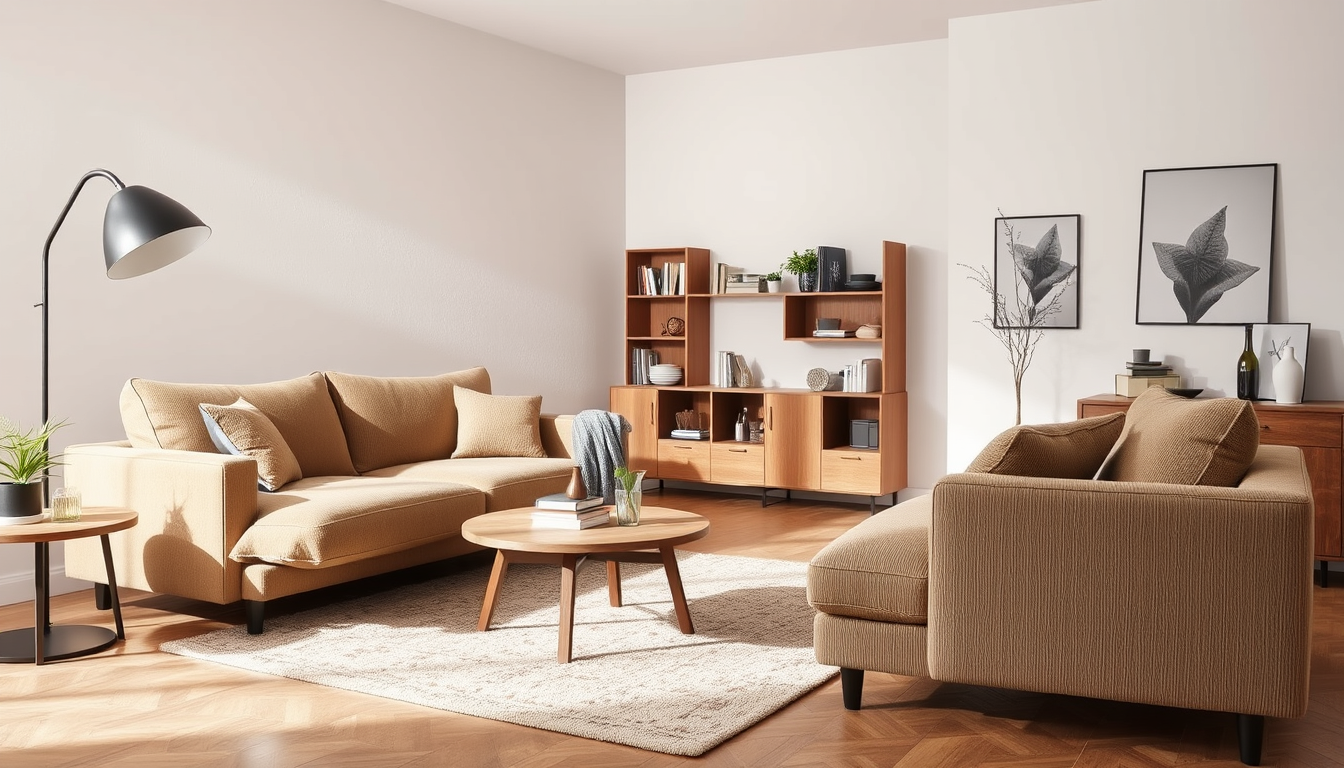 Casafab : Allier confort et rangement avec literie coffre et canapés convertibles en velours côtelé et tissu boucle pour un intérieur éco-chic et multifonction