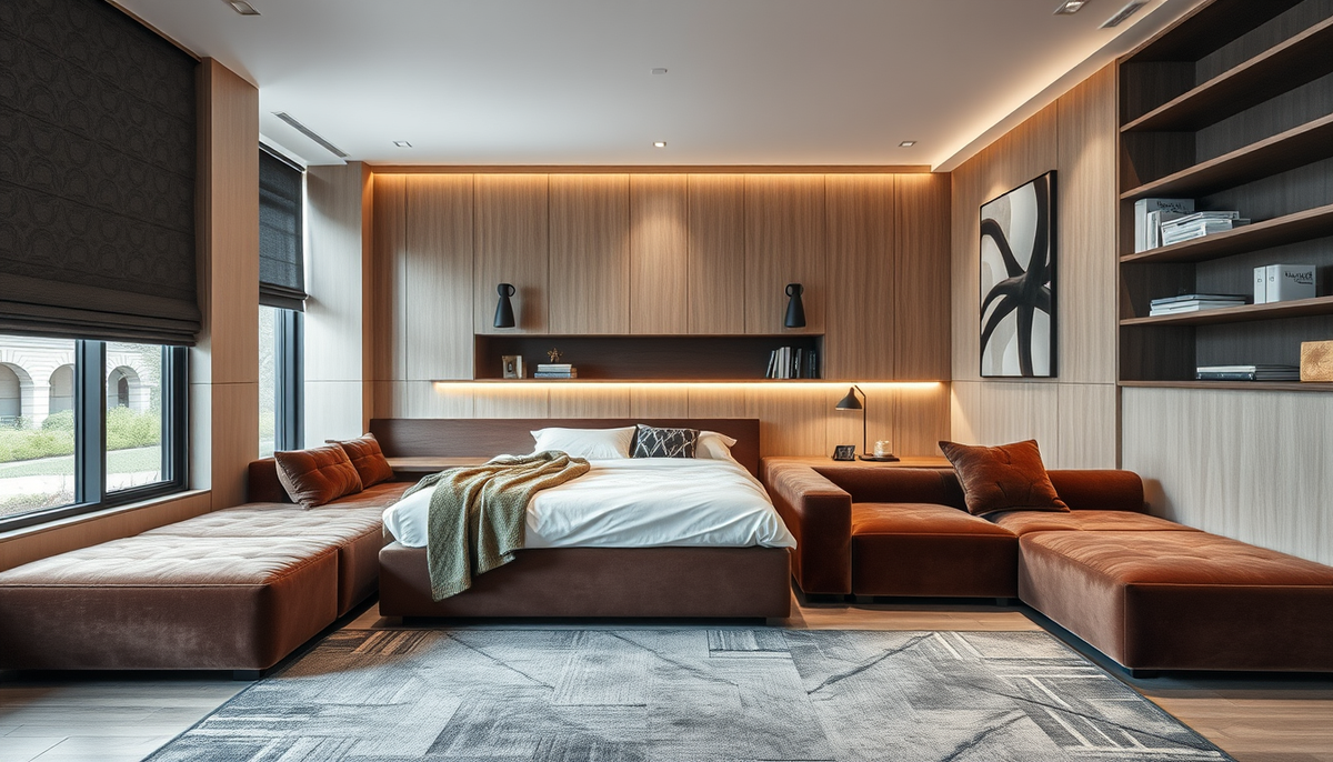 Casafab : Comment transformer votre intérieur avec une literie coffre et des canapés convertibles en velours côtelé et tissu boucle pour un espace chic et polyvalent