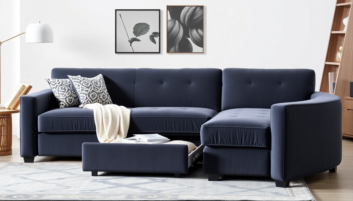 Maximiser le Style et la Fonctionnalité dans votre Intérieur avec des Canapés Convertibles et Literie Enveloppante en Velours Côtelé et Tissu Bouclé