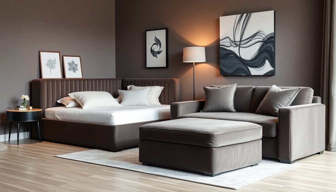 Comment choisir et associer sommiers avec coffre et canapés reformables en velours côtelé pour un intérieur fonctionnel et élégant