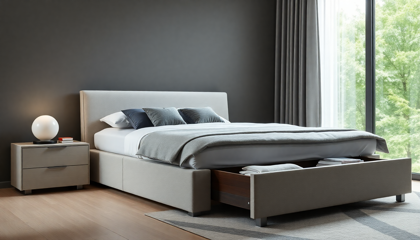 Comment intégrer la literie avec coffre et les canapés tendance en velours côtelé ou tissu boucle pour un intérieur multifonction en 2026