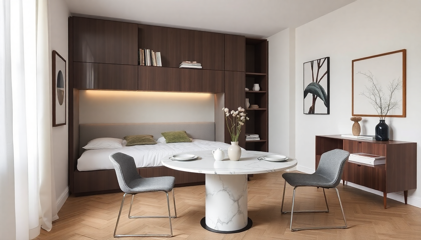 Choisir le Lit Coffre Parfait et la Table à Manger Ronde en Marbre pour un Intérieur Chic en 2025