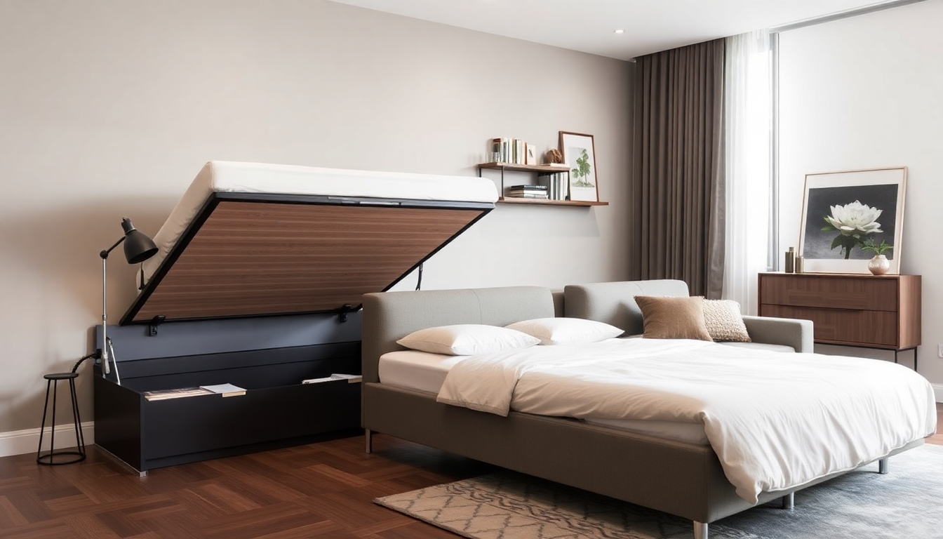 Literie et Canapés Tendance 2025 : Comment Choisir un Lit Coffre et un Canapé Convertible pour un Aménagement Pratique et Élégant