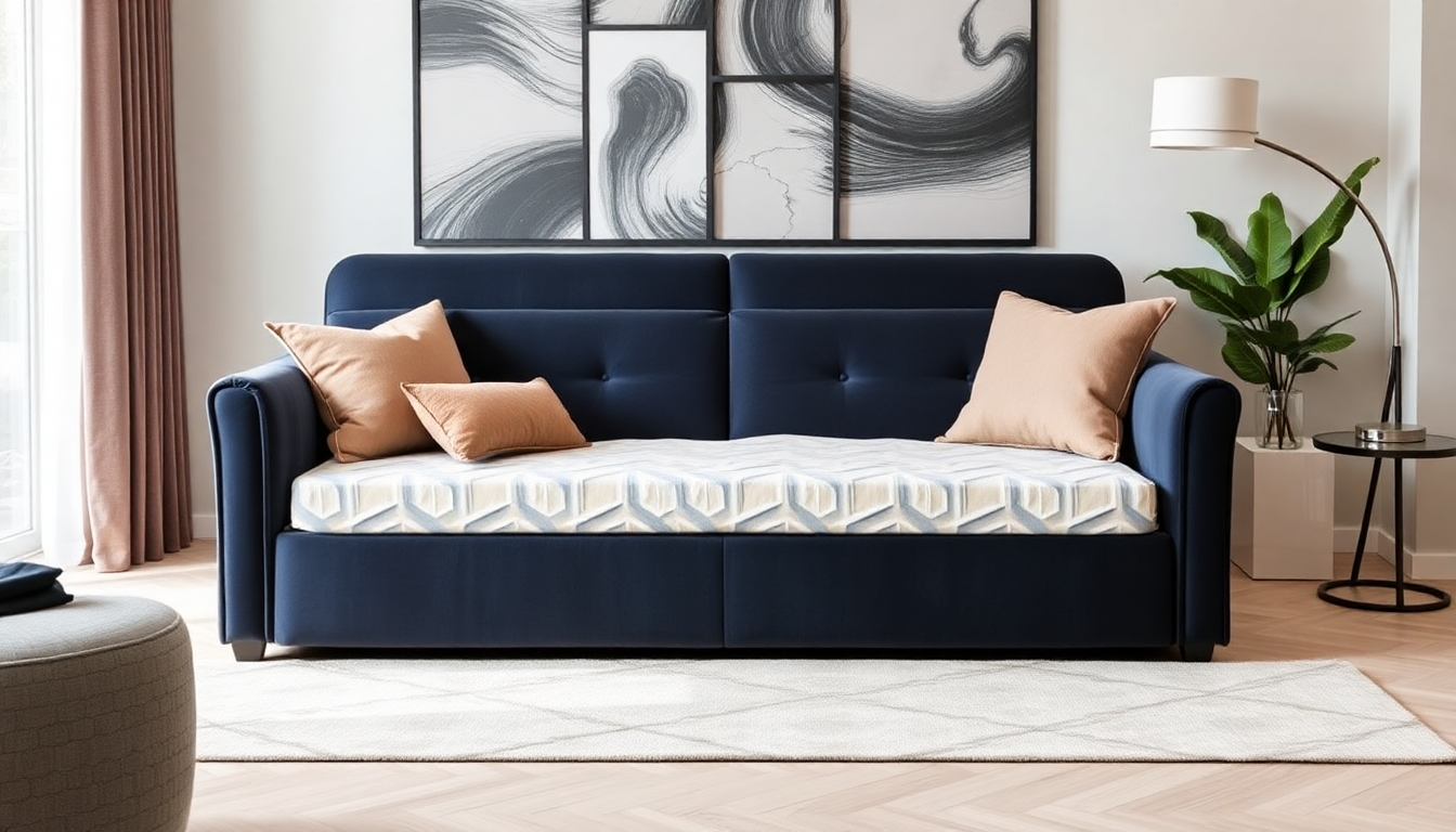 2025 : Maximisez Votre Espace avec des Canapés Convertibles en Velours Côtelé et des Sommiers à Rangement pour un Intérieur Pratique et Élégant