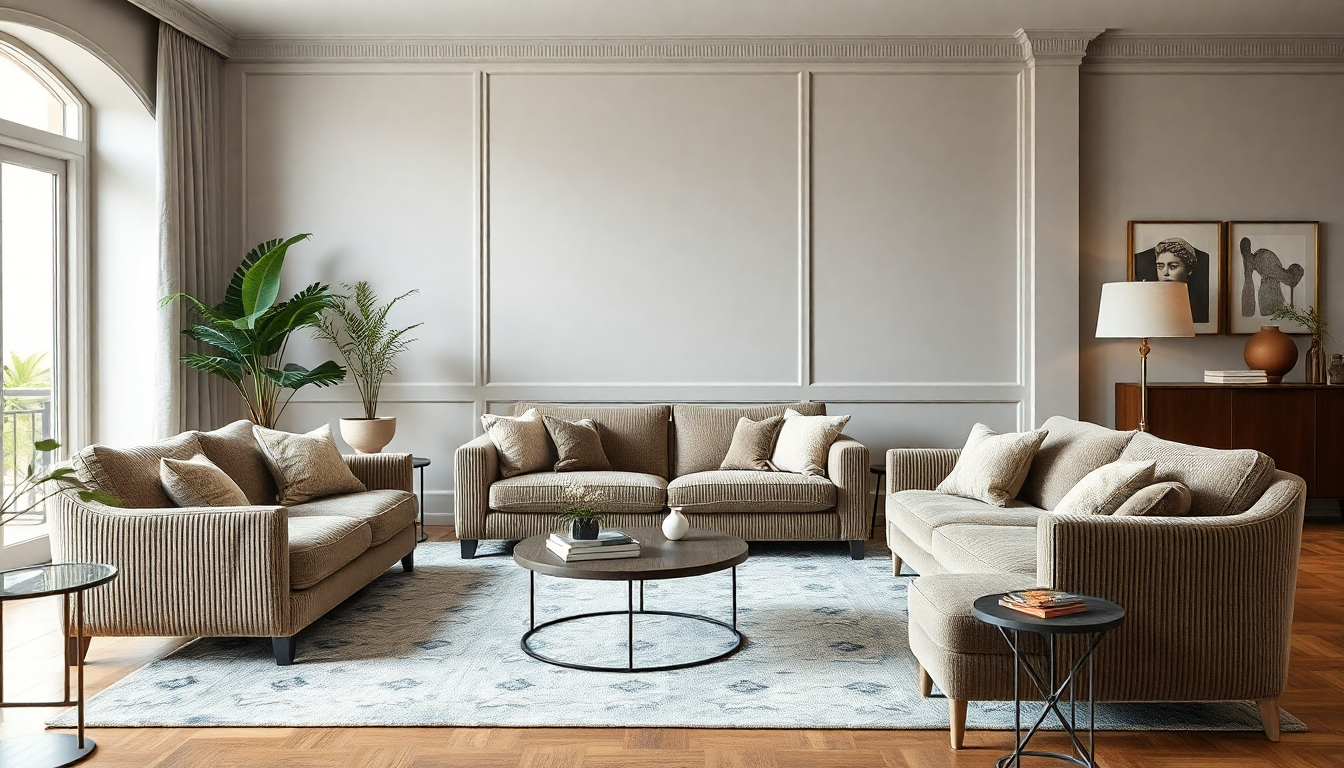 Design d'intérieur 2026 : Comment allier mobilier tendance en velours côtelé et tissu boucle pour un espace pratique et élégant