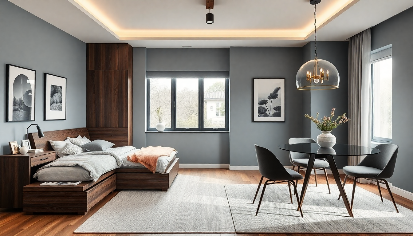 Guide Complet 2025 : Aménager Votre Chambre avec un Lit Coffre et une Table à Manger Élégante pour un Intérieur Harmonieux