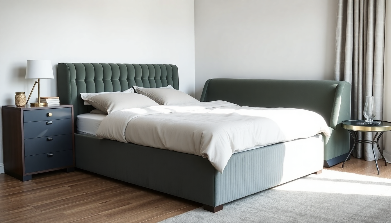 Optimiser l’Espace et le Style : Comment Choisir un Sommier avec Coffre en Velours Côtelé et un Canapé Convertible Reformable pour un Intérieur Moderne