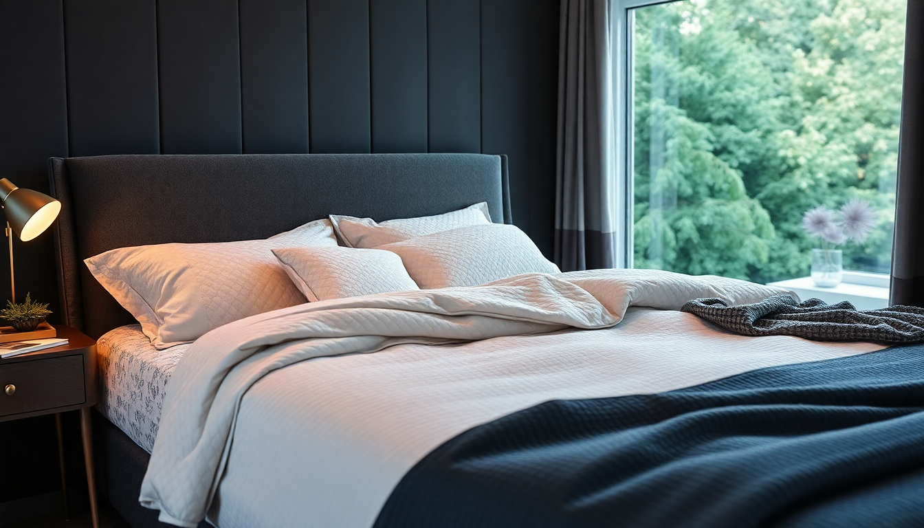 Sommier à coffre et canapé convertible : plan en 3 zones pour optimiser petits espaces avec velours côtelé et tissu bouclé