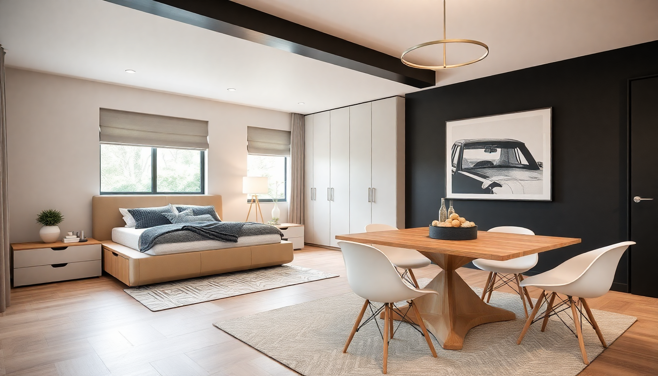 Aménagement Intérieur 2025 : Comment Intégrer des Lits Coffres et Tables à Manger pour un Espace Chic et Fonctionnel