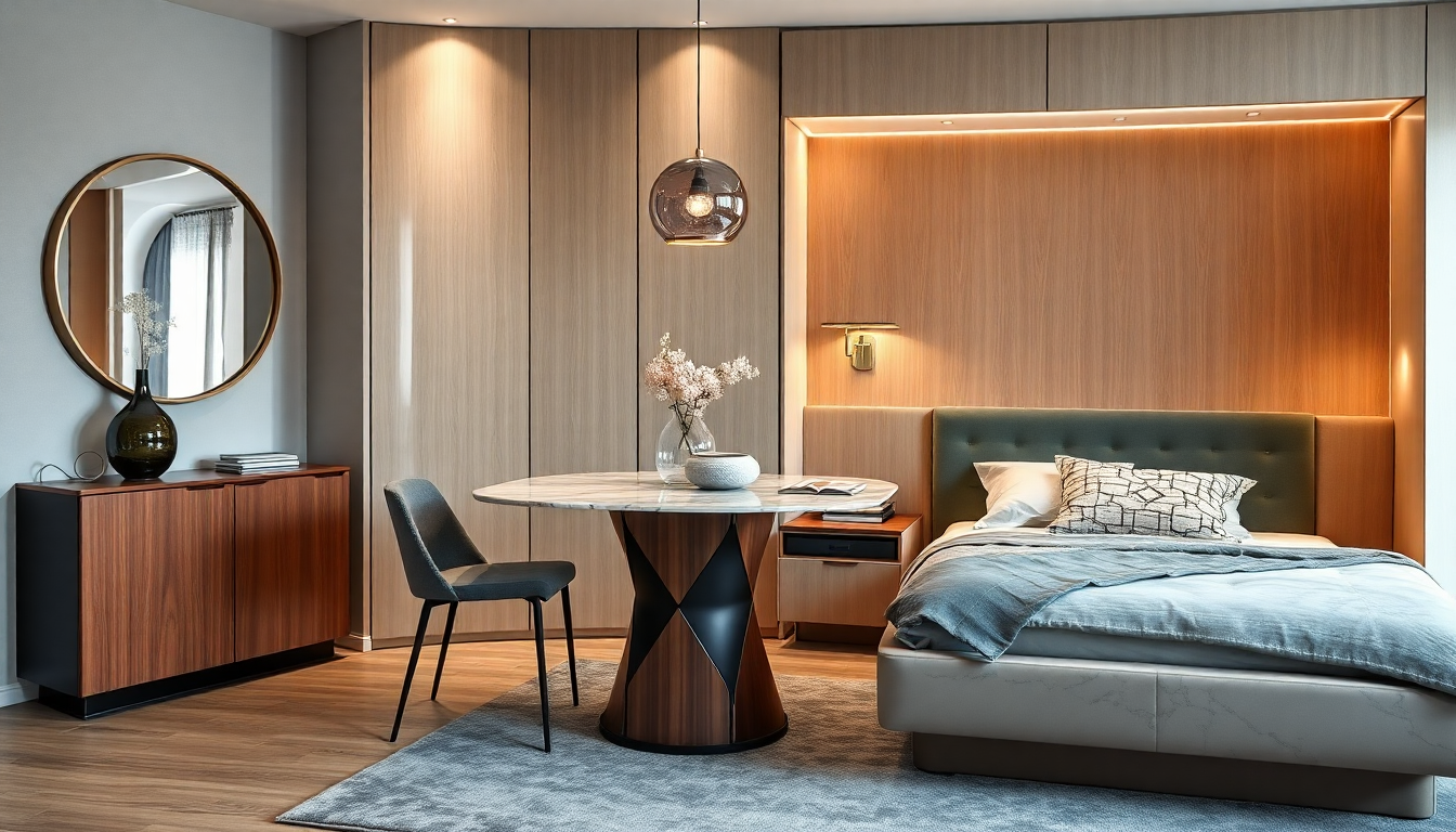 Aménagez Votre Espace avec un Lit Coffre et une Table à Manger En Marbre : Idées pour un Intérieur Chic en 2025