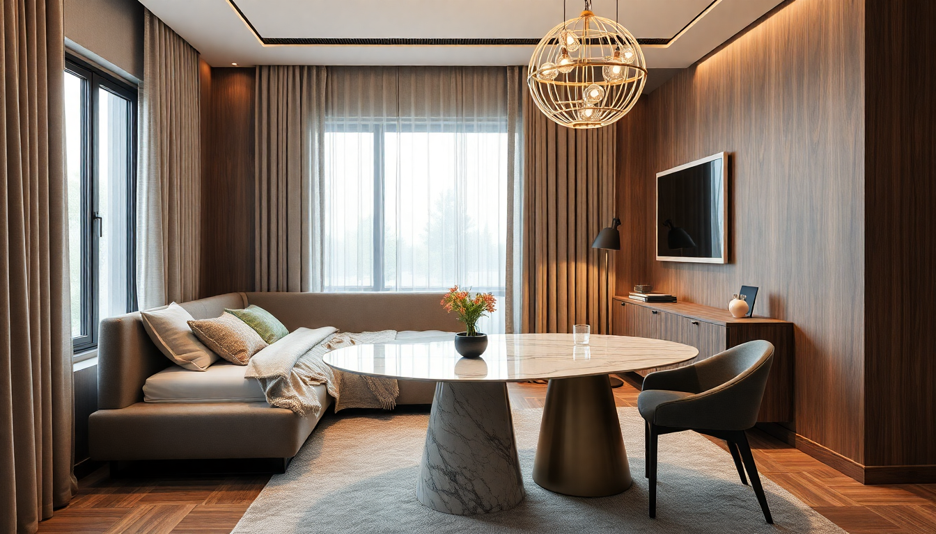 Consejos para elegir una cama arcón de 180x200 y una mesa de comedor redonda de mármol para un interior elegante en 2025