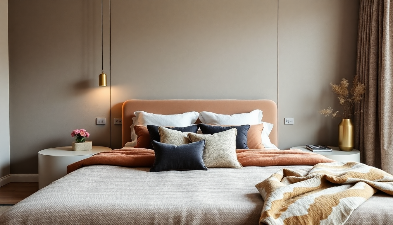 Maximiser l'espace et le style avec des solutions de literie moderne en velours côtelé et tissu boucle pour un intérieur tendance en 2025