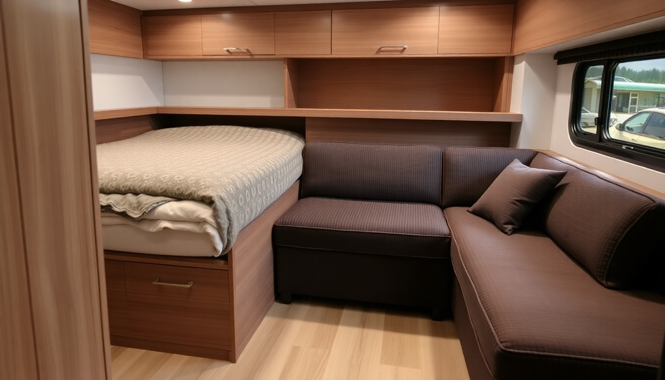 Literie coffre et canapés reformables : optimiser petit espace avec velours côtelé et tissu boucle - Casafab