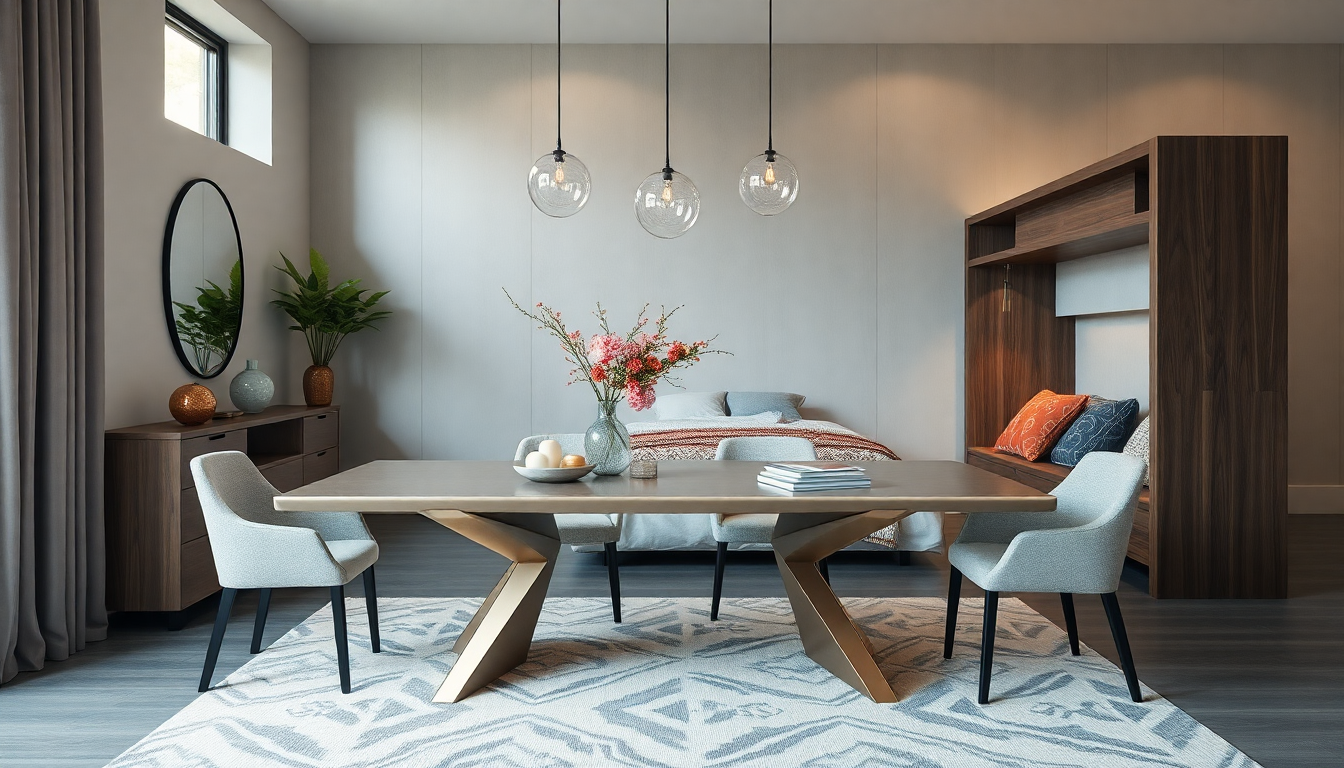 Camas y mesas de comedor: cree un espacio chic y práctico con telas de moda en 2025