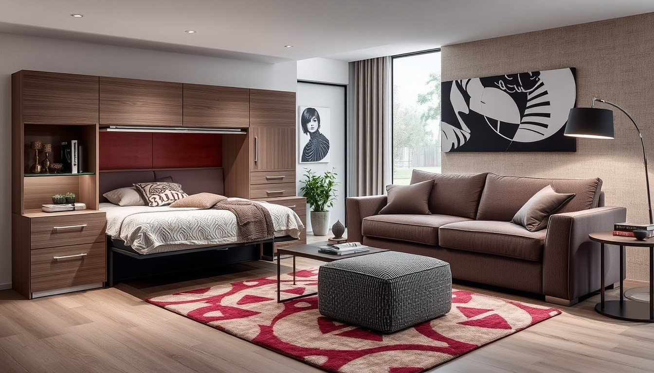 Casafab : Créez un intérieur multi-usages avec literie coffre et canapés reformables en velours côtelé et tissu boucle