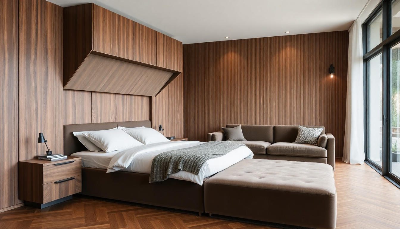 Casafab: Créez un intérieur contemporain et multifonctionnel avec literie coffre, sommiers avec rangement et canapés convertibles en velours côtelé et tissu boucle.