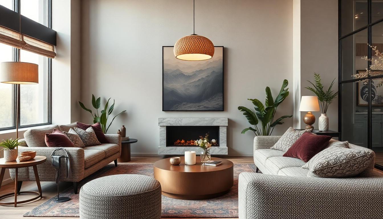 Innovations en design intérieur : associer tissus tendance comme le velours côtelé et le tissu boucle pour un espace à la fois pratique, chaleureux et moderne en 2026