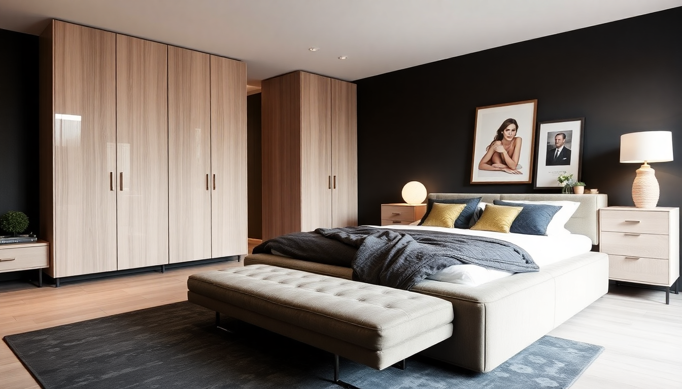 Combinar estética y practicidad: cómo elegir ropa de cama moderna con arcón y sofás de moda en pana o tejido de rizo para un interior de 2026.