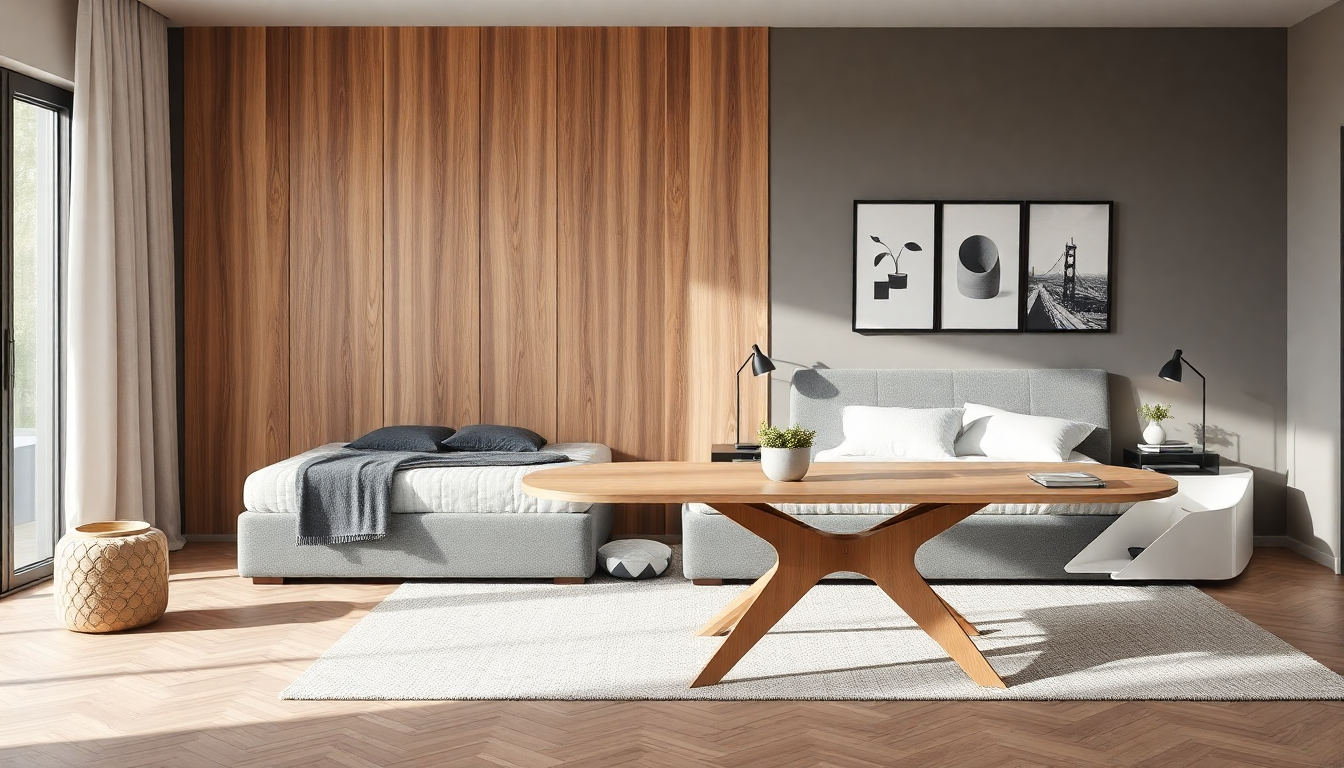 Diseñar su dormitorio en 2025: el arte de elegir una cama arcón de tela y una mesa de comedor extensible para un interior elegante