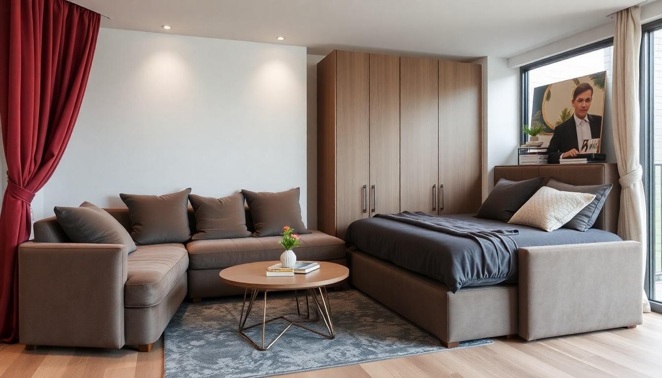 Créer un intérieur multifonctionnel avec literie moderne en velours côtelé, tissus boucle et canapés convertibles : optimisez votre espace en 2026