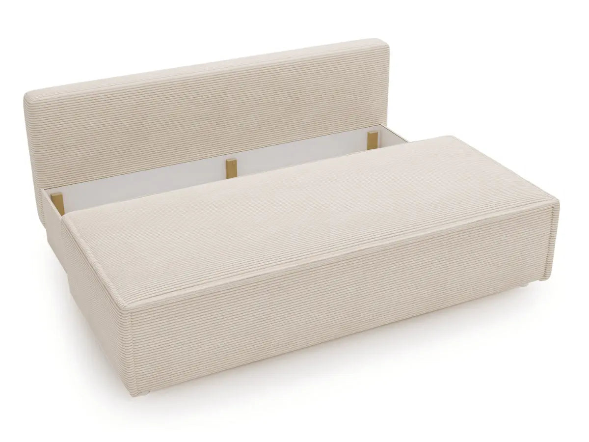 Canapé convertible 3 places avec coffre de rangement ORSAY -