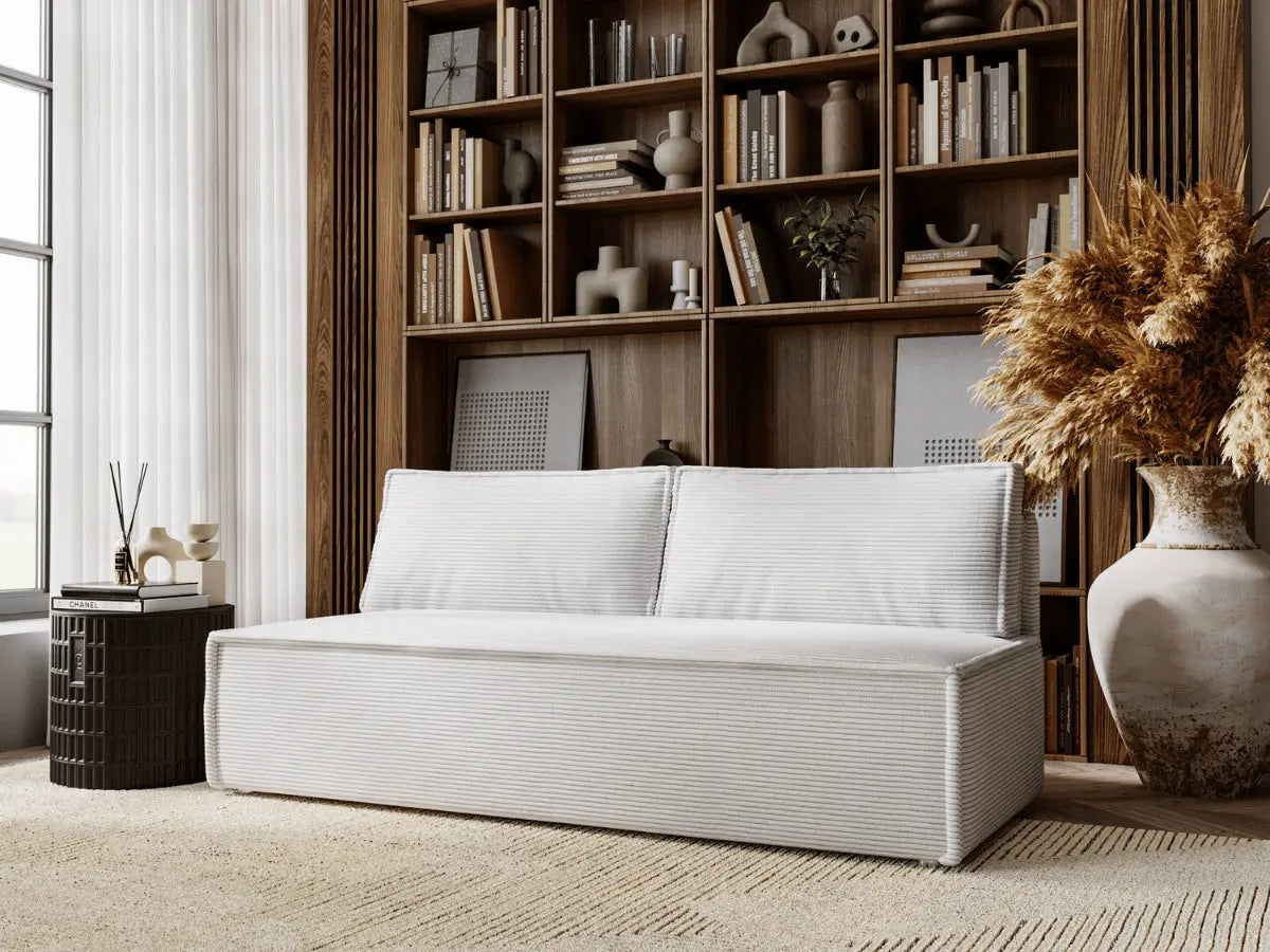Canapé convertible 3 places avec coffre de rangement ORSAY -