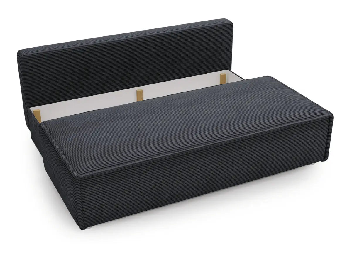 Canapé convertible 3 places avec coffre de rangement ORSAY -