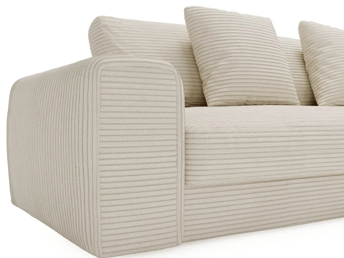 Canapé d'angle avec coussin EIFFEL