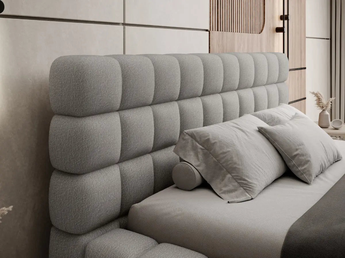 Cama arcón tapizada de diseño - CAMILLE