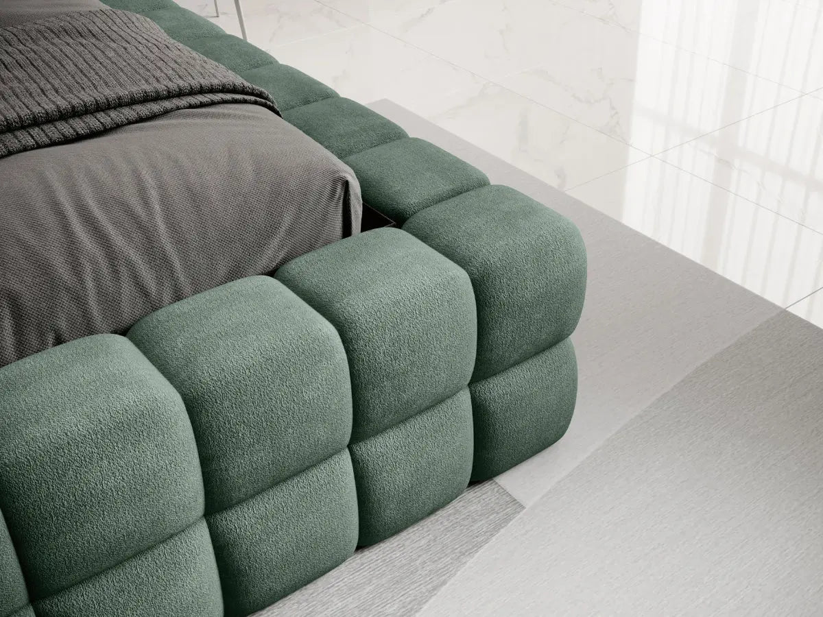 Cama arcón tapizada de diseño - CAMILLE