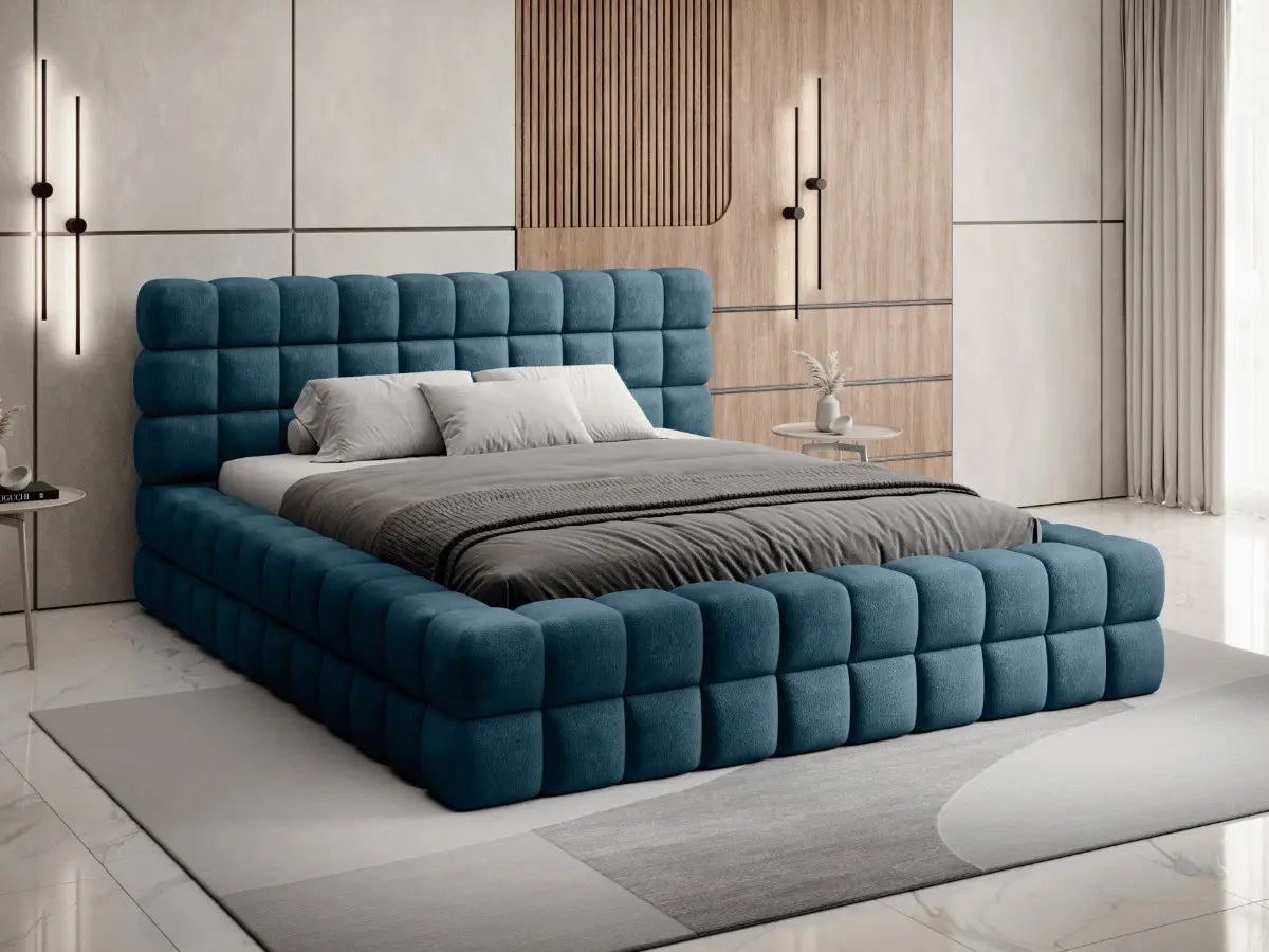 Cama arcón tapizada de diseño - CAMILLE