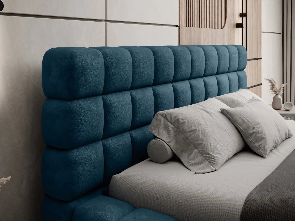 Cama arcón tapizada de diseño - CAMILLE