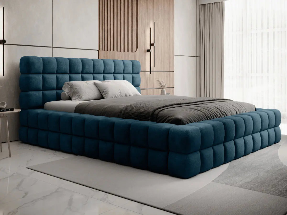 Cama arcón tapizada de diseño - CAMILLE