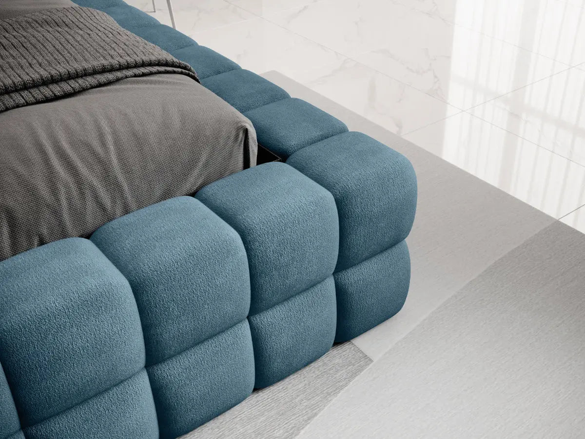 Cama arcón tapizada de diseño - CAMILLE