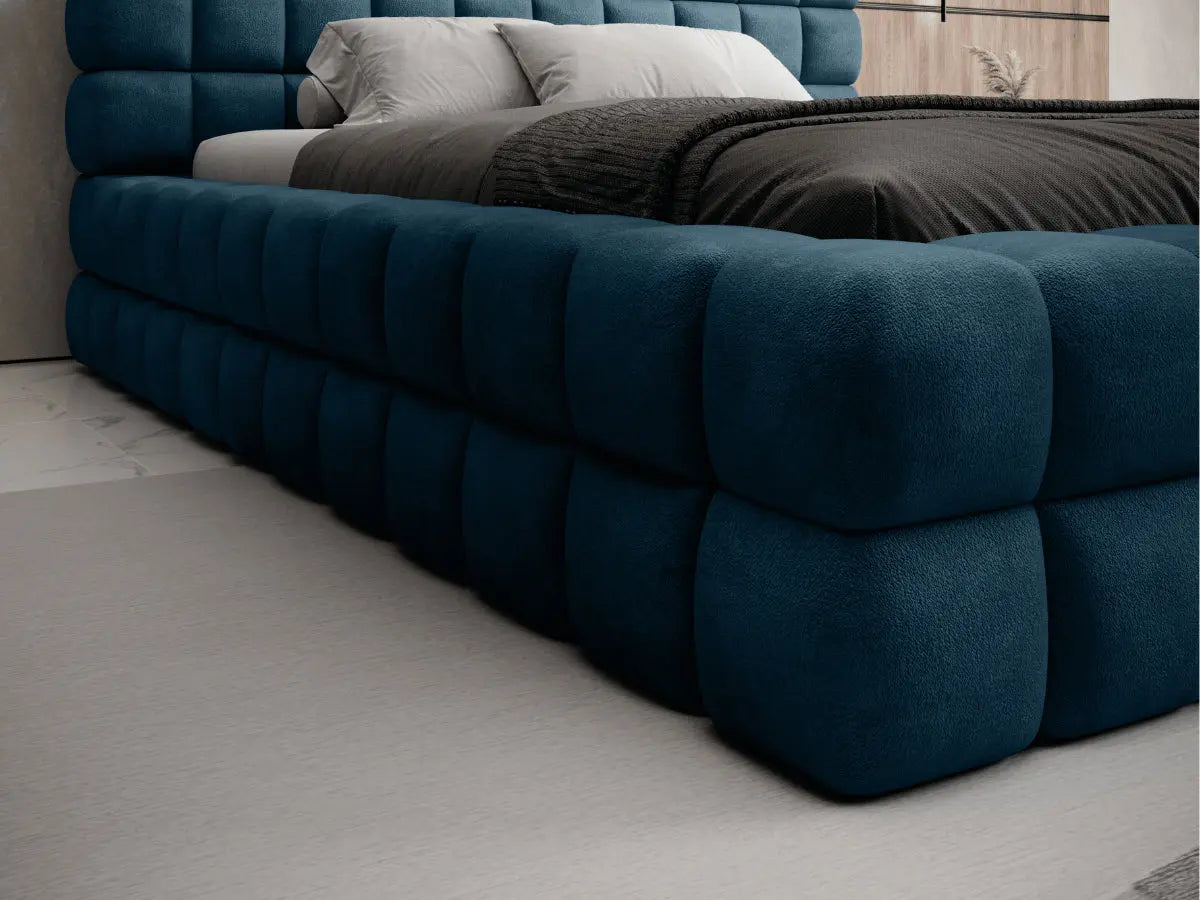 Cama arcón tapizada de diseño - CAMILLE