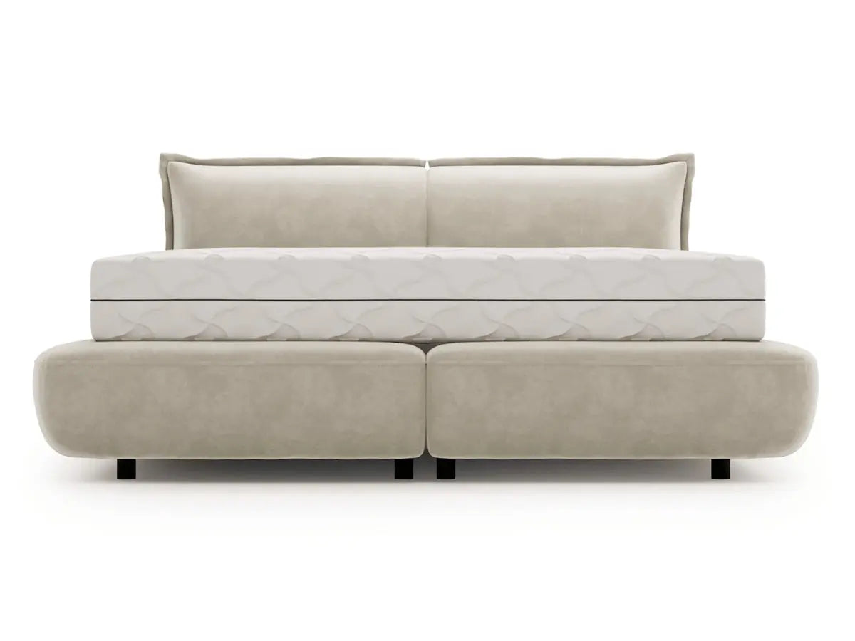 Lit design double sommier - NORA