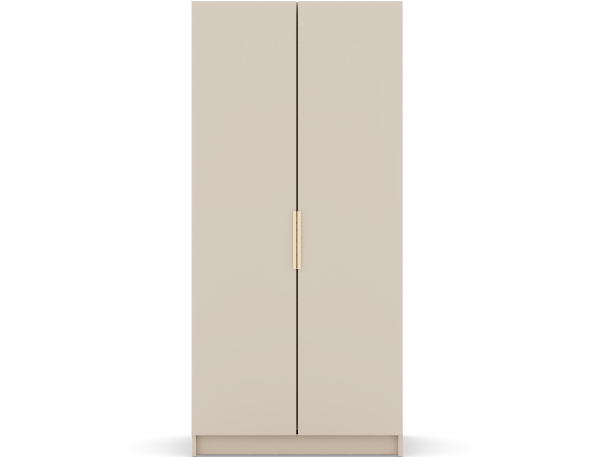 Armoire dressing Léana 100 cm – 2 portes, penderie, étagères, avec ou sans miroir