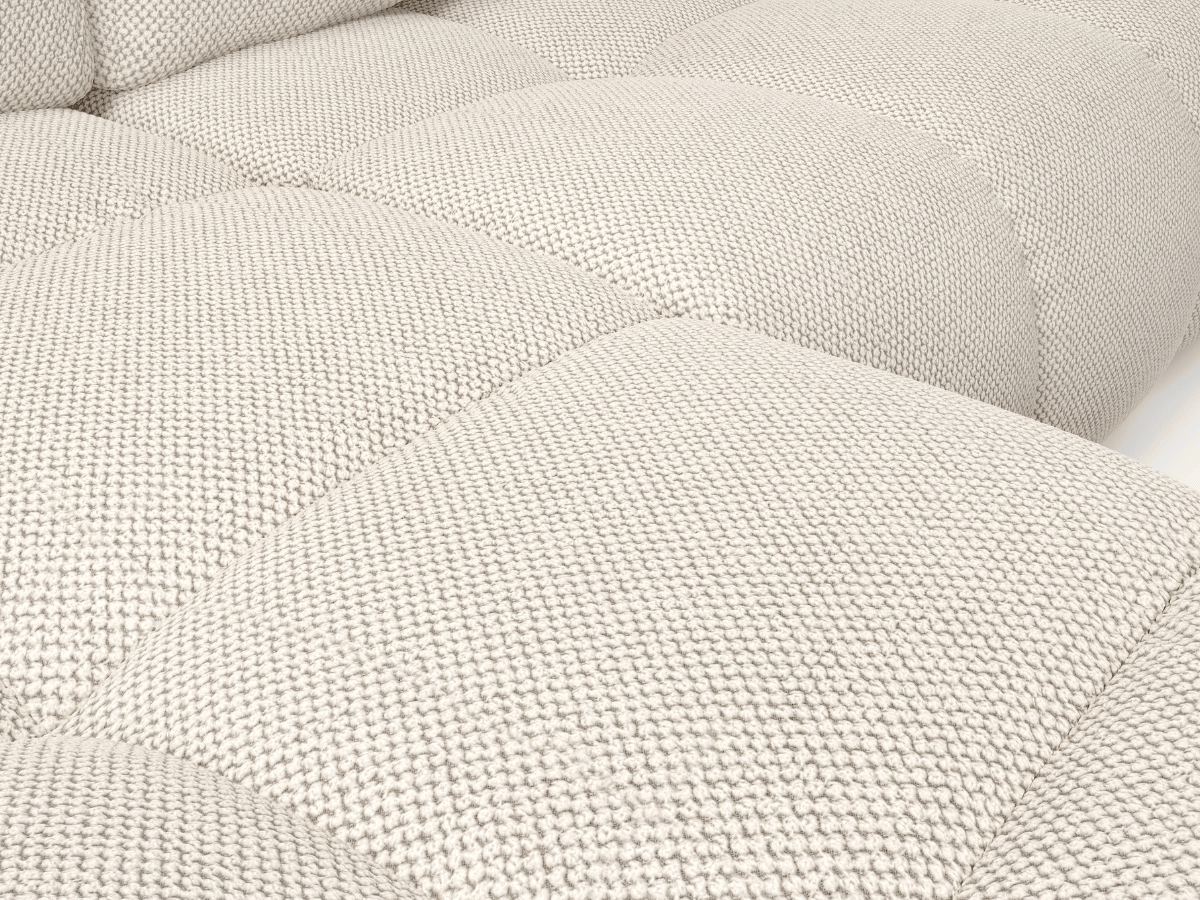 Sofá cama esquinero MAGENTA - Diseño asimétrico y ultra confort
