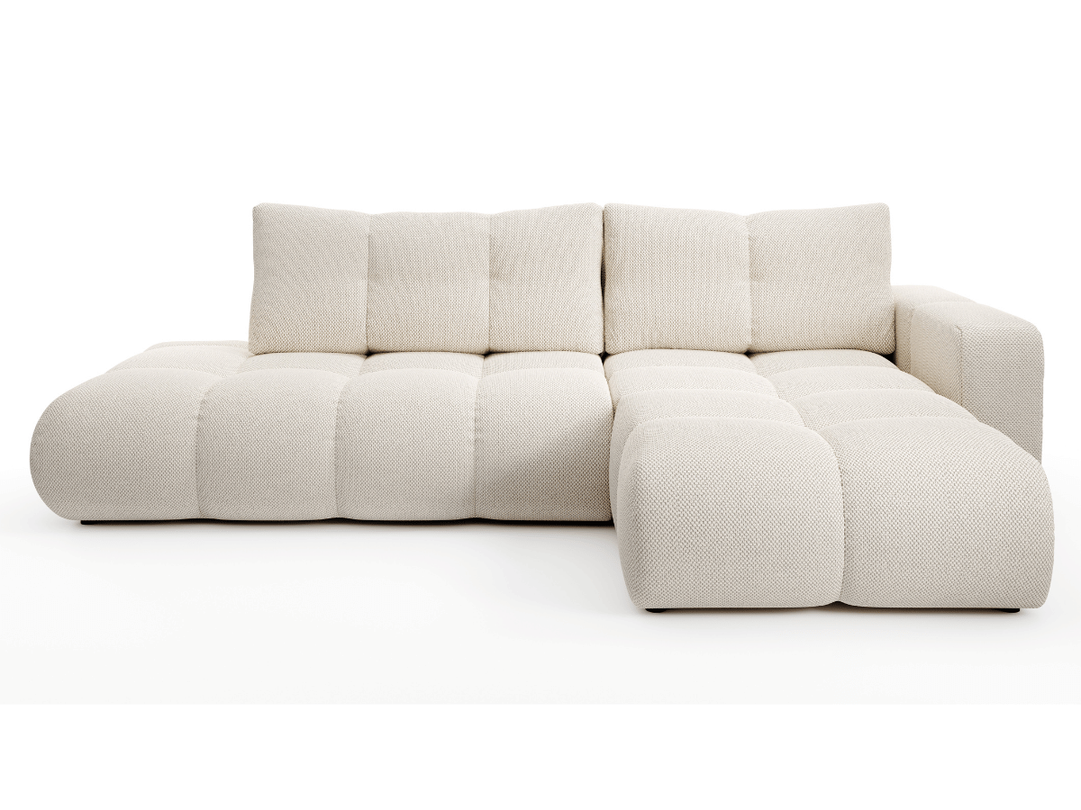 Sofá cama esquinero MAGENTA - Diseño asimétrico y ultra confort