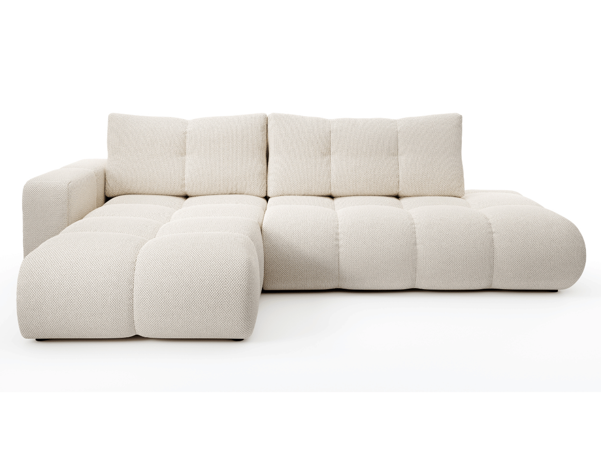 Sofá cama esquinero MAGENTA - Diseño asimétrico y ultra confort