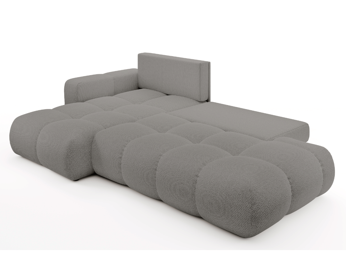 Sofá cama esquinero MAGENTA - Diseño asimétrico y ultra confort