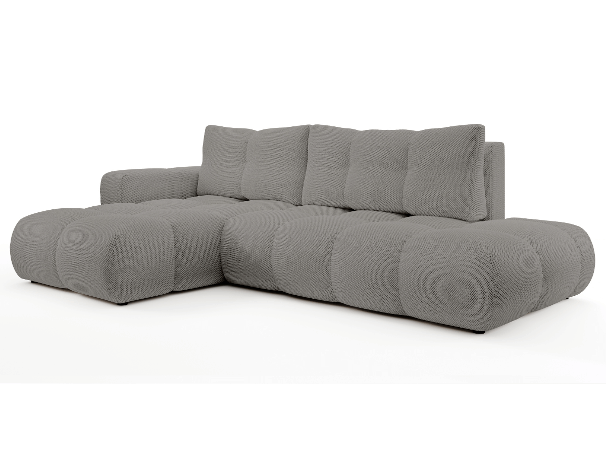 Sofá cama esquinero MAGENTA - Diseño asimétrico y ultra confort