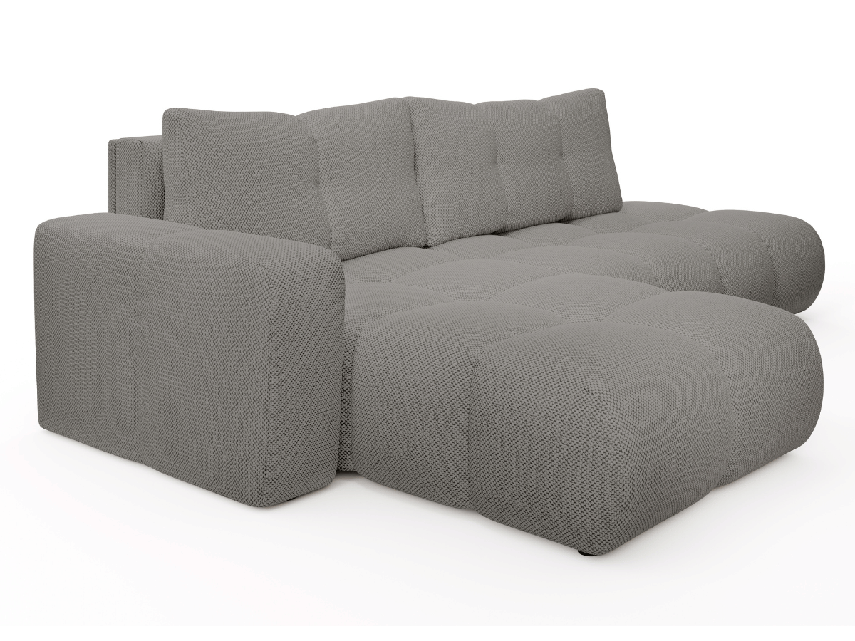 Sofá cama esquinero MAGENTA - Diseño asimétrico y ultra confort