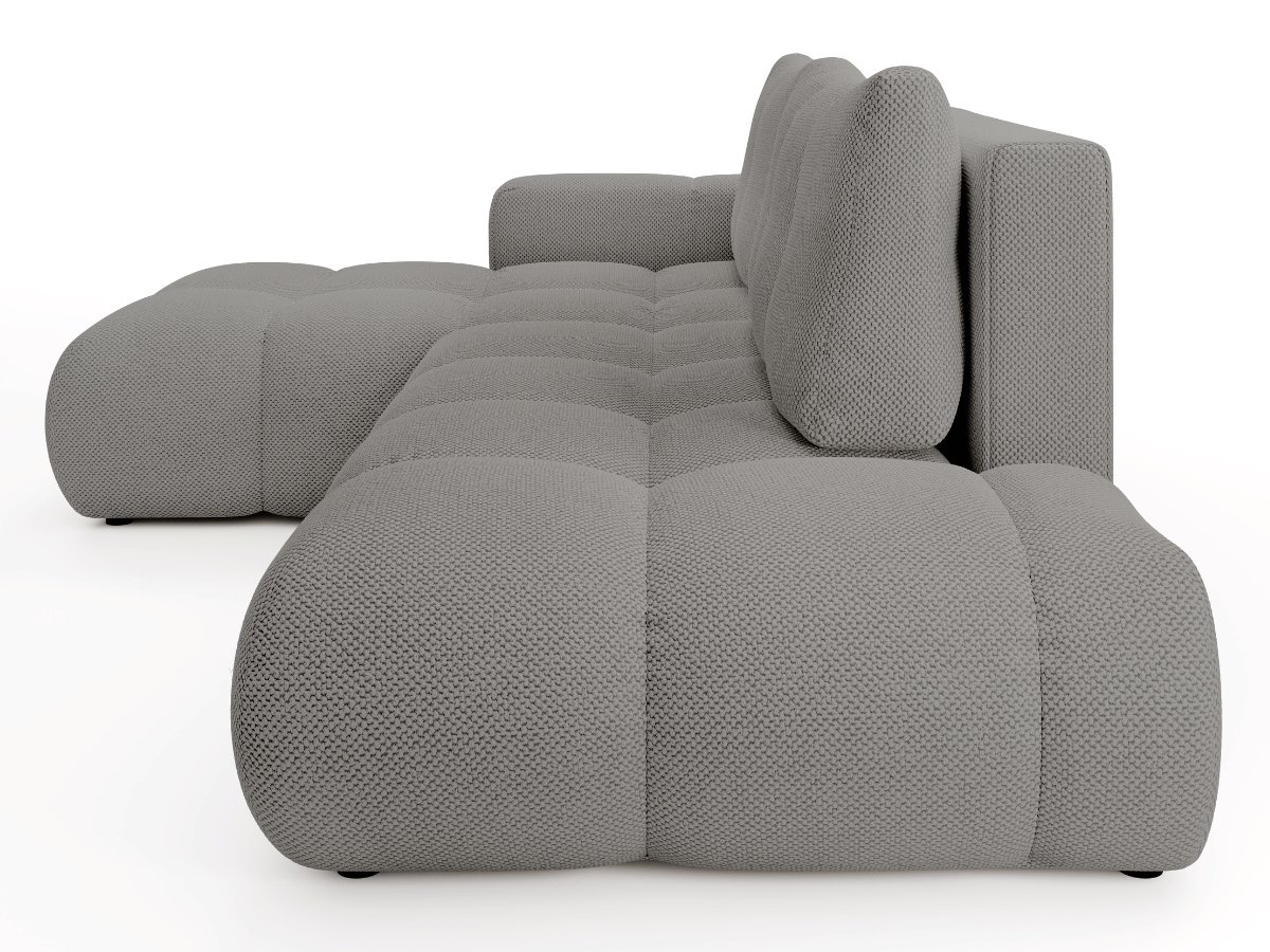 Sofá cama esquinero MAGENTA - Diseño asimétrico y ultra confort