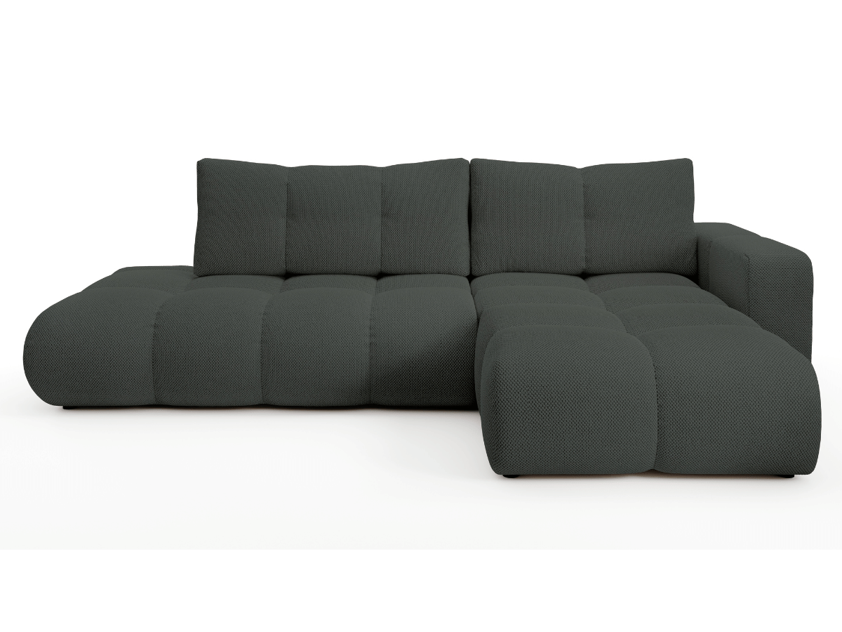 Sofá cama esquinero MAGENTA - Diseño asimétrico y ultra confort